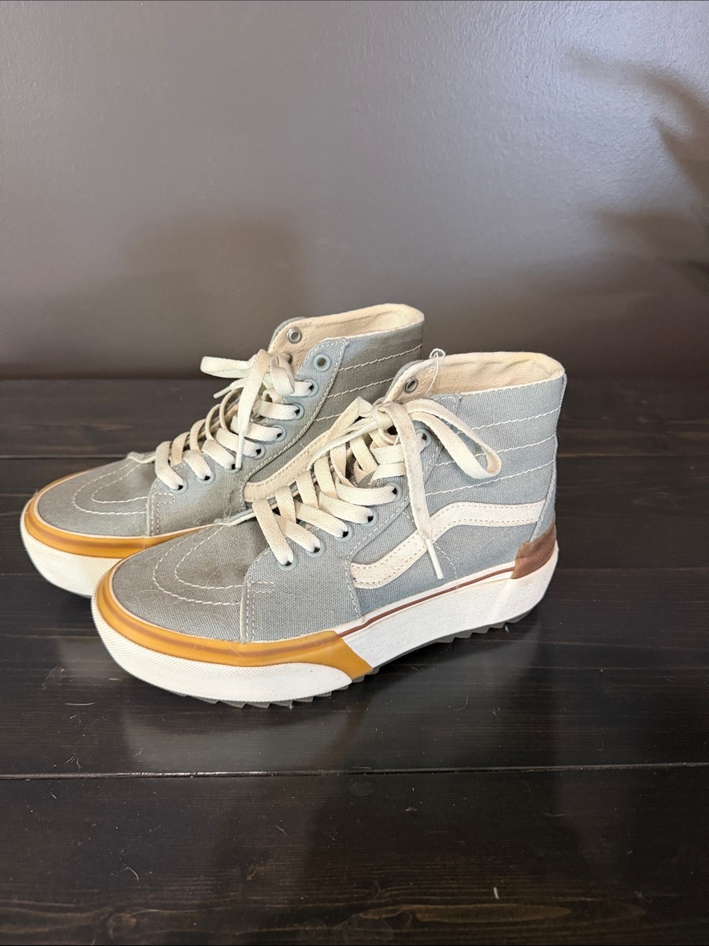 Vans Sk8-Hi Tapered Stacked 'Green Milieu Gum'
